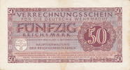 Deutsches Reich, Drittes Reich, 50 Reichsmark Ro.514 Wehrmachtsverrechnungsscheine, -