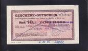 Deutschland, DDR, 10,-Mark Geschenk-Gutschein, 1985 Dresden Vs. Stempel ... 75.22 元 含税 ＋  75.30 元 运费
