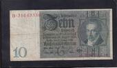 Deutsches Reich, Weimarer Republik, 10 Reichsmark 1929 Ro.173a,DEU-183a,... 33.28 元 含税 ＋  75.07 元 运费