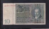 Deutsches Reich, Weimarer Republik, 10 Reichsmark 1929 Ro.173a,DEU-183a,... 33.28 元 含税 ＋  75.07 元 运费