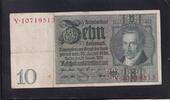 Weimarer Republik, Reichsbank, 10 Reichsmark 1929 Ro.173a,DEU-183a, Frie... 33.28 元 含税 ＋  75.07 元 运费