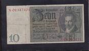 Deutsches Reich, Weimarer Republik, 10 Reichsmark 1929 Ro.173a,DEU-183a,... 33.28 元 含税 ＋  75.07 元 运费