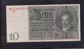 Deutsches Reich, Weimarer Republik, 10 Reichsmark 1929 Ro.173b,DEU-183b,... 33.28 元 含税 ＋  75.07 元 运费