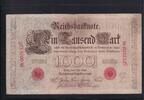 Kaiserreich, Deutsche Reichsbank, 1000 Mark Ro. 18, DEU-14, Serie: C, Udr. Bst. Z, -