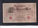 Kaiserreich, Deutsche Reichsbank, 1000 Mark Ro.21, DEU-19, Serie: B, Udr. Bst. R, -