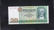 Deutschland, DDR, 20 Mark Ro.362b,DDR-24b,Typensatz KN 6stellig Serie: ZG, Austauschnote, -