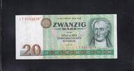 Deutschland, DDR, 20 Mark Ro. 362c, DDR-24c, Computersatz KN 7stellig Serie: LT, -