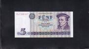 Deutschland, DDR, 5 Mark Ro. 361a, DDR-23a, Typensatz KN 6stellig Serie: KJ, -