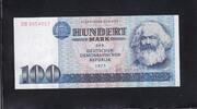 Deutschland, DDR, 100 Mark Ro.363a, DDR-25a,Typensatz, Serie:BB, -