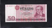 Deutschland DDR, 50 Mark Ro.360a, DDR-22a, Typensatz Serie: BE, -