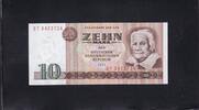 Deutschland DDR, 10 Mark Ro.359c, DDR-21c,Computersatz, KN 7stellig, Serie: QT, -