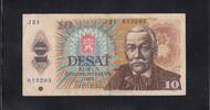 Tschechoslowakei 10 Kronen Serie:J 21, -