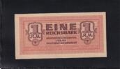 Drittes Reich, Deutsche Wehrmacht, 1 Reichsmark Ro.505, DWM-6, Wz. Kreuzblüten, -