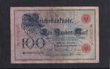 Deutsches Reich, Kaiserreich, 100 Mark Ro.17,DEU-13, Serie: C, Udr.-Bst. F, -