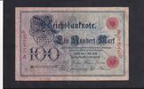 Deutsches Reich, Kaiserreich, 100 Mark Ro.17,DEU-13, Serie: D, Udr.-Bst.K, -