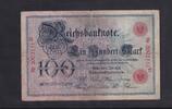 Deutsches Reich, Kaiserreich, 100 Mark Ro.17,DEU-13, Serie: D, Udr.-Bst.F , -