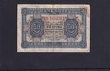 Deutschland, DDR, 50 Pfennig Ro.339d, DDR-1a, DDR Druck, KN 7stellig, 1 Bst. vor KN, Serie: E, -