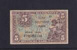 Alliierte Besatzung, Bank deutscher Länder, 5 Deutsche Mark Ro.236a, WBZ-4, Serie: B/A, -
