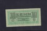 Drittes Reich, Deutsche Wehrmacht, 10 Reichspfennig Ro.503, DWM-4, Papier grün, -