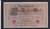 Deutsches Reich, Kaiserreich, 1000 Mark Ro.45c, Deu-40c, KN 7stellig, Serie: J, Udr. Bst. Q, Inflationsausgabe, -