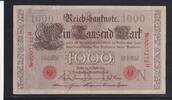 Deutsches Reich, Kaiserreich, 1000 Mark Ro.45c, Deu-40c, KN 7stellig, Serie: H, Udr. Bst. N, Inflationsausgabe, -