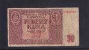 Kroatien, 50 Kuna Deutscher Einfluß im II. Weltkrieg, -
