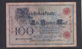 Deutsches Reich, Kaiserreich, 100 Mark Ro.20, DEU-16, Serie: B, Udr. Bst. T, -