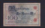 Kaiserreich, Reichsbanknote, 100 Mark Ro.20, DEU-16, Serie: A, Udr. Bst. A, -