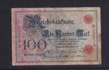 Kaiserreich, Reichsbanknote, 100 Mark Ro.20, DEU-16, Serie: B, Udr. Bst. Y, -