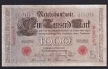 Kaiserreich, Reichsbanknote, 1000 Mark Ro.21, DEU-19, Serie: B, Udr. Bst. B, -
