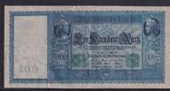 Weimarer Republik, Reichsbank, 100 Mark Ro.44a, DEU-68a, Siegel grün, Papier weiß, Serie: G, -