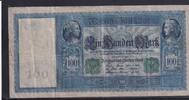 Weimarer Republik, Reichsbank, 100 Mark Ro.44a, DEU-68a, Siegel grün, Papier weiß, Serie: G, -