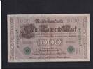 Weimarer Republik, Reichsbank, 1000 Mark Ro.46b, DEU-69b, Siegel grün, KN 7stellig, Serie: E, Udr. Bst. H, -
