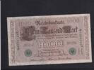 Weimarer Republik, Reichsbank, 1000 Mark Ro.46b, DEU-69b, Siegel grün, KN 7stellig, Serie: E, Udr. Bst. H, -
