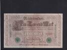 Weimarer Republik, Reichsbank, 1000 Mark Ro.46b, DEU-69b, Siegel grün, KN 7stellig, Serie: E, Udr. Bst. H, -
