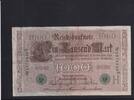 Weimarer Republik, Reichsbank, 1000 Mark Ro.46b, DEU-69b, Siegel grün, KN 7stellig, Serie: E, Udr. Bst. H, -