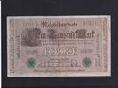 Weimarer Republik, Reichsbank, 1000 Mark Ro.46b, DEU-69b, Siegel grün, KN 7stellig, Serie: E, Udr. Bst. H, -
