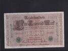 Weimarer Republik, Reichsbank, 1000 Mark Ro.46b, DEU-69b, Siegel grün, KN 7stellig, Serie: E, Udr. Bst. H, -
