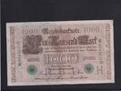Weimarer Republik, Reichsbank, 1000 Mark Ro.46b, DEU-69b, Siegel grün, KN 7stellig, Serie: D, Udr. Bst. H, -