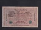 Kaiserreich, Reichsbanknote, 1000 Mark Ro.46b, DEU-69b, Siegel grün, KN 7stellig, Serie: B, Udr. Bst. C, -