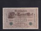 Kaiserreich, Reichsbanknote, 1000 Mark Ro.46b, DEU-69b, Siegel grün, KN 7stellig, Serie: B, Udr. Bst. C, -