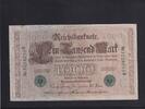 Kaiserreich, Reichsbanknote, 1000 Mark Ro.46b, DEU-69b, Siegel grün, KN 7stellig, Serie: B, Udr. Bst. C, -