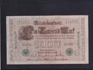 Kaiserreich, Reichsbanknote, 1000 Mark Ro.46a, DEU-69a, Siegel grün, KN 6stellig, Serie: D, Udr. Bst. G, hohe KN, -