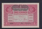 Österreich 2 Kronen mit Aufdruck DEUTSCHÖSTERREICH, -