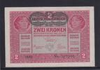 Österreich 2 Kronen mit Aufdruck DEUTSCHÖSTERREICH, -