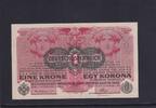 Österreich 1 Krone mit Aufdruck DEUTSCHÖSTERREICH, -