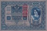 Österreich 1000 Kronen 1902 mit Aufdruck DEUTSCHÖSTERREICH, senkrecht, l... 83.59 元 含税 ＋  75.30 元 运费