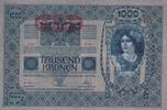 Österreich 1000 Kronen 1902 mit Aufdruck DEUTSCHÖSTERREICH, waagerecht m... 334.60 元 含税 ＋  75.30 元 运费