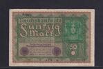 Weimarer Republik, Reichsbank, 50 Mark Ro.62a, DEU-71a, Reihe 1, Serie: ADL, -