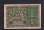 Weimarer Republik, Reichsbank, 50 Mark Ro.62a, DEU-71a, Reihe 1, Serie: IO, -